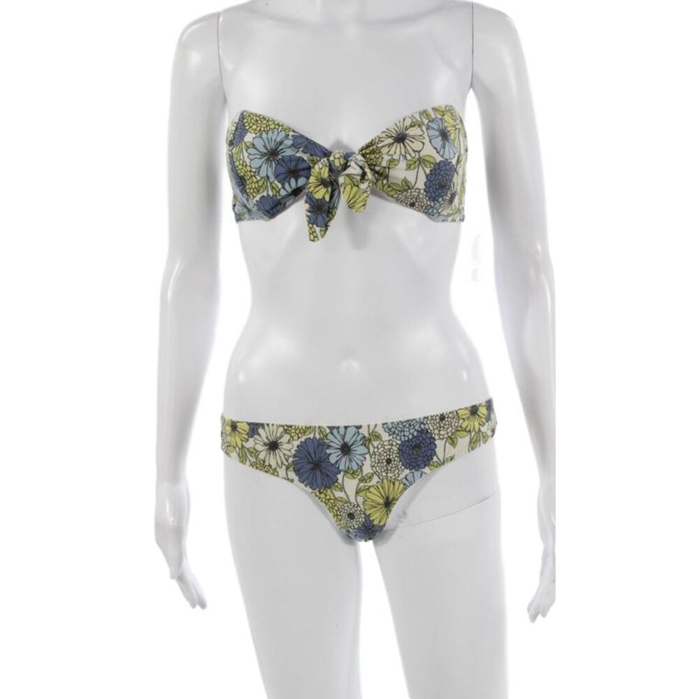 Lisa Marie Fernandez Women Floral Cotton Two-Piece Bikini Multicolor Size 3